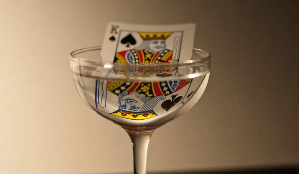 friends playing kings cup