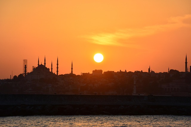The Hagia Sophia in Istanbul, showcasing intricate mosaics and grand architecture