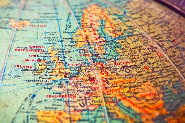 Map highlighting safe European cities for solo travel (Is It Safe To Travel To Europe Alone)